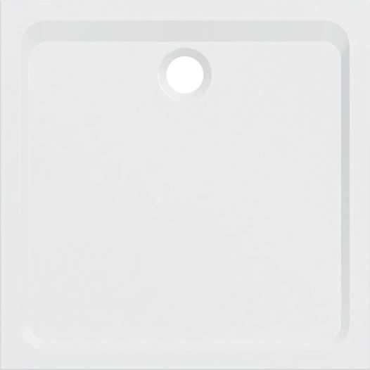 receveur melua 80x80 blanc