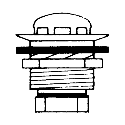 bonde siphoide chrome