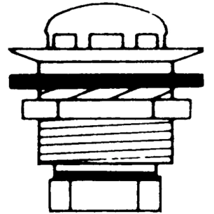 bonde siphoide chrome