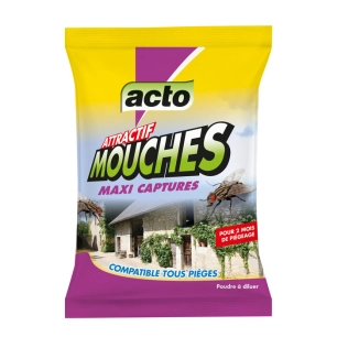attractif mouches poudre 125g