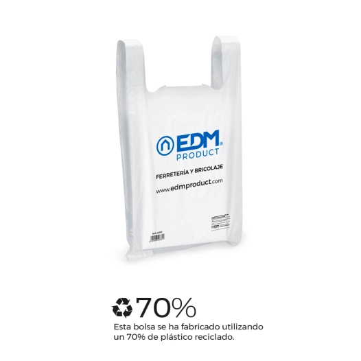 pack 120 sacs 35 x 44 cm 70% plastique recycle