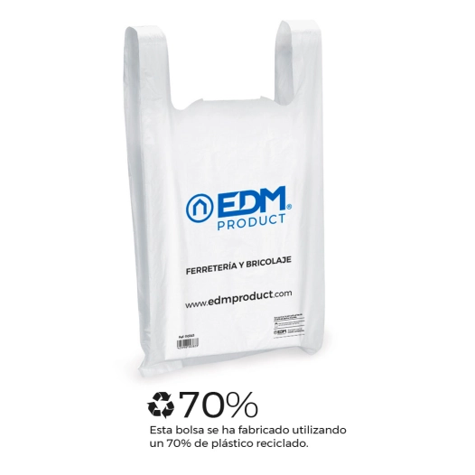 pack 90 sacs taille pliée 29 x 60 cm 70% plastique recycle