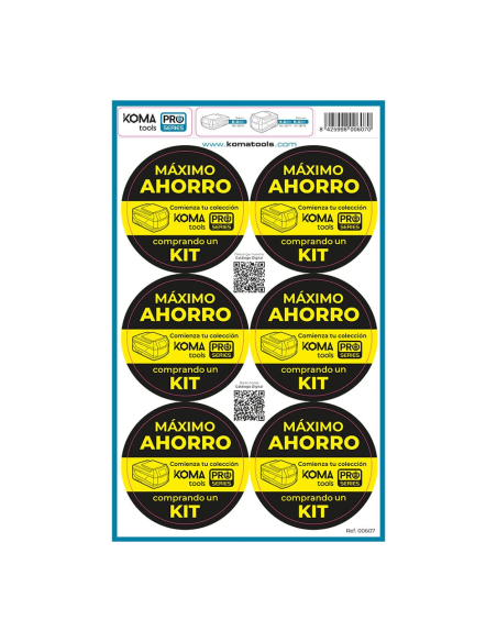 Autocollants KOMA TOOLS Adhésion forte, économie maximale - KOMA TOOLS