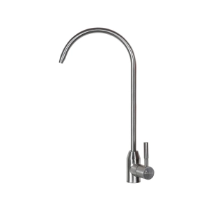 1 robinet d'eau osmose, argent brossé