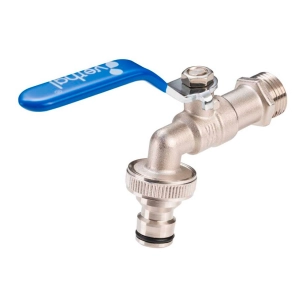 robinet à bille, raccord rapide, 1/2 x 3/4