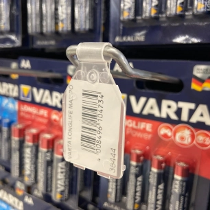 porte etiquette 5x3cm transparent