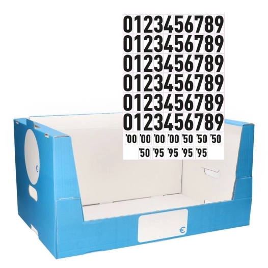 boîte en carton empilable ouverte 590 x 390 x 300 mm edm