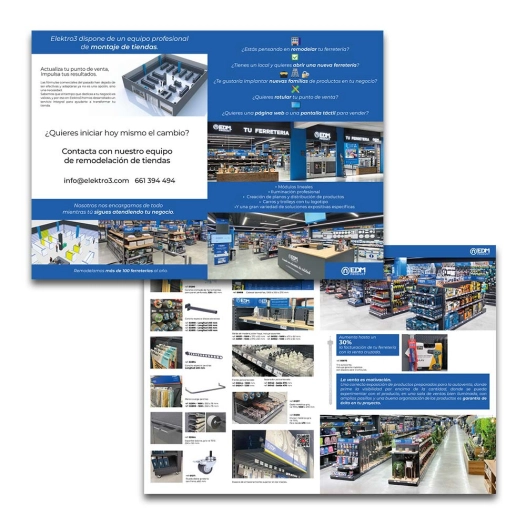 brochure promotionnelle remodelage, espagnol
