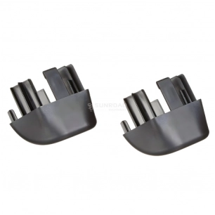 embout de rail noir (lot de 2) - thule