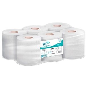 bobine de papier séchant les mains 143 m 6 unitès