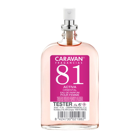 testeur 30ml caravan edp sra nº 81 lady gratuit pour l'achat de 4 unit. du parfum correspondant au testeur