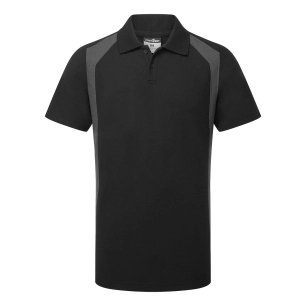 polo wx2 manches courtes - taille s - noir/gris - portwest