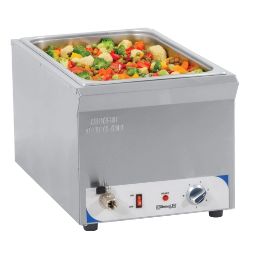 Bain-marie avec robinet de vidange GN 1/1 - 200 mm - CASSELIN