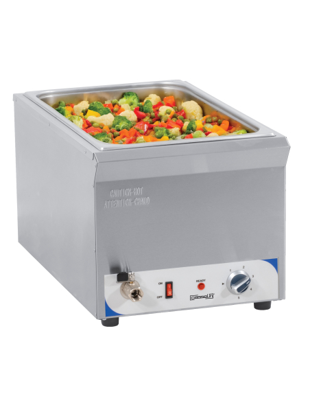 Bain-marie avec robinet de vidange GN 1/1 - 200 mm - CASSELIN