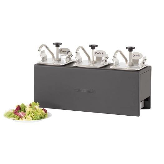 Pompe à sauce froide triple - CASSELIN