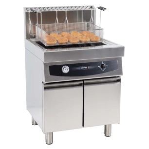Friteuse à beignets gaz avec soubassement 35 litres - CASSELIN