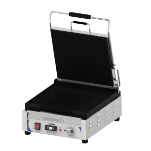 Grill Panini XL Premium Rainurée - Rainurée avec minuteur - CASSELIN