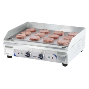 Plaque à snacker électrique premium lisse - lisse - CASSELIN