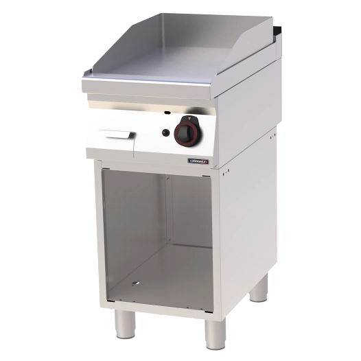 Plaque à snacker Fonte Lisse avec soubassement Gaz 40 - CASSELIN