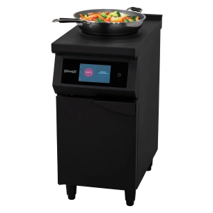 Fourneau à induction pour wok 400 noire - CASSELIN