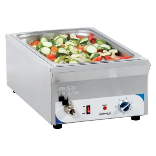 Bain-marie avec robinet de vidange GN 1/1 - 100 mm - CASSELIN