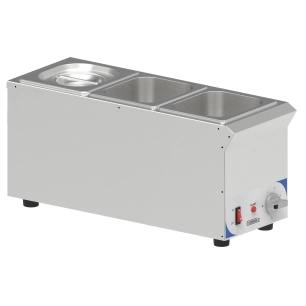 Bain-marie à sauce 3 x GN 1/6 compact - CASSELIN