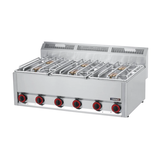 Fourneau gaz à poser 6 feux L 99 - CASSELIN