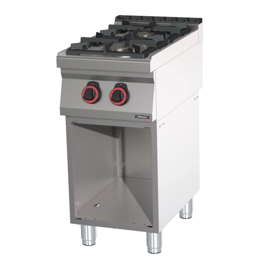 Fourneau gaz 2 feux avec soubassement 40 - CASSELIN