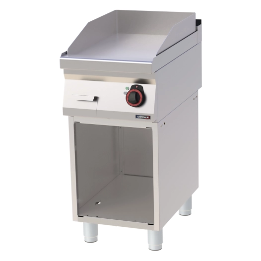 Plaque à snacker Chrome Lisse avec soubassement 40 - CASSELIN