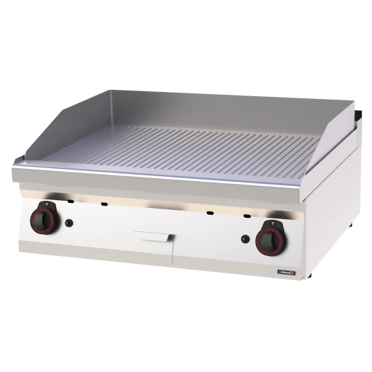 Plaque à snacker Fonte Rainurée Gaz 80 - CASSELIN