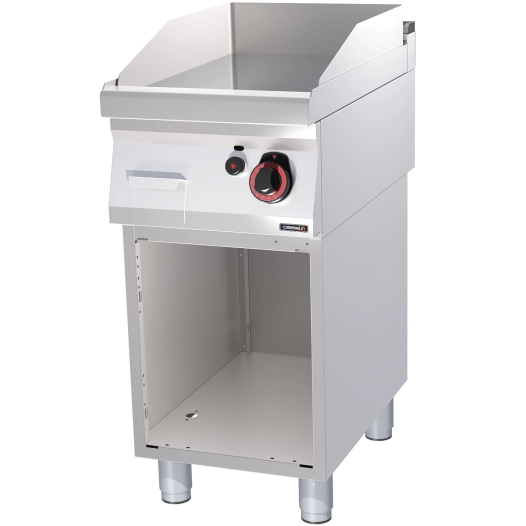 Plaque à snacker Chrome Lisse avec soubassement Gaz 40 - CASSELIN