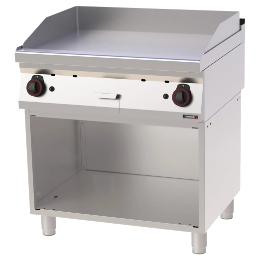 Plaque à snacker Fonte Lisse avec soubassement Gaz 80 - CASSELIN