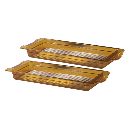 Lot de 2 bacs GN 2/4 haute température - CASSELIN