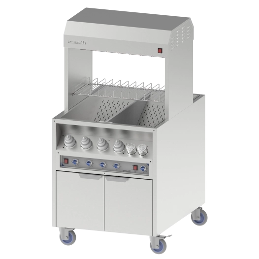 Poste de salage chauffe sauce traversant 800 - CASSELIN