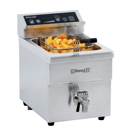 Friteuse à induction avec vanne de vidange 8 litres - CASSELIN