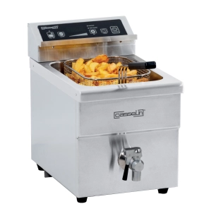 Friteuse à induction avec vanne de vidange 8 litres - CASSELIN
