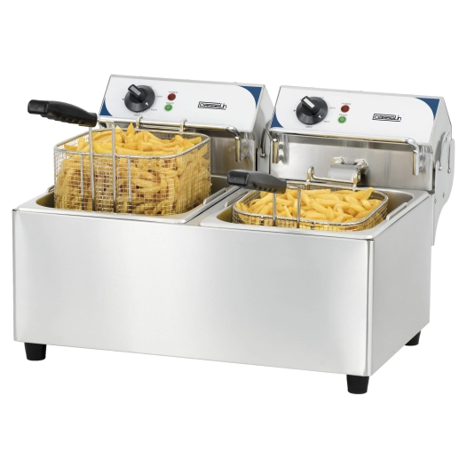 Friteuse électrique 2 x 7 litres - CASSELIN