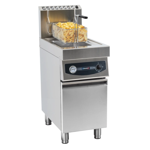 Friteuse gaz avec soubassement 17 litres - CASSELIN