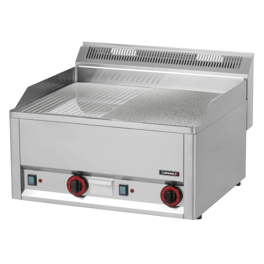 Plaque à snacker Chrome Rainurée Texturée 66 - CASSELIN