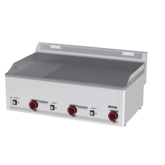 Plaque à snacker Fonte Rainurée Lisse 99 - CASSELIN