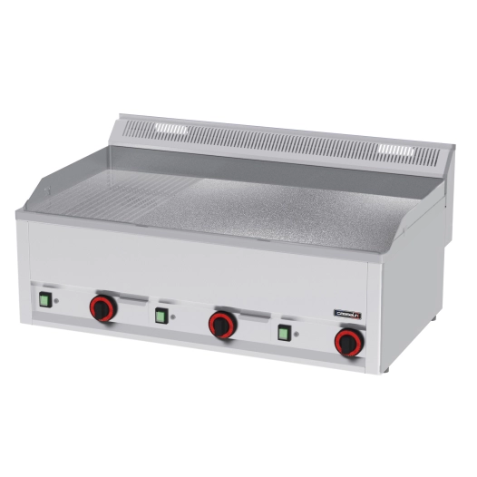 Plaque à snacker Chrome Rainurée Texturée 99 - CASSELIN