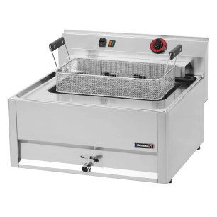 Friteuse électrique à poser avec vanne de vidange 16 litres 66 - CASSELIN