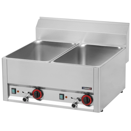 Double bain-marie GN 1/1 avec vannes de vidange 66 - CASSELIN
