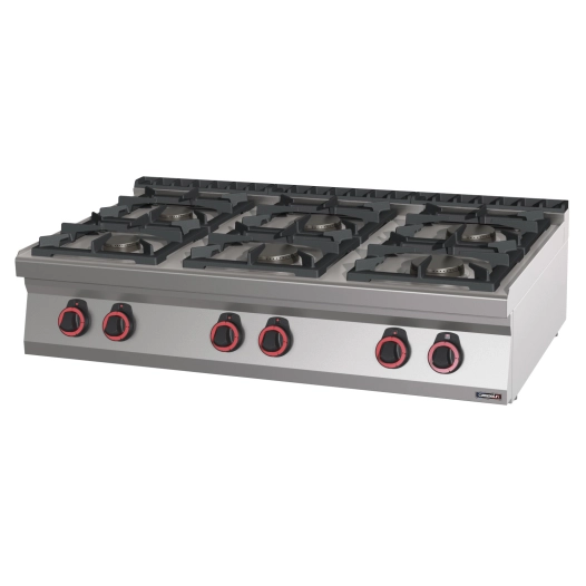 Fourneau gaz à poser 6 feux 120 - CASSELIN