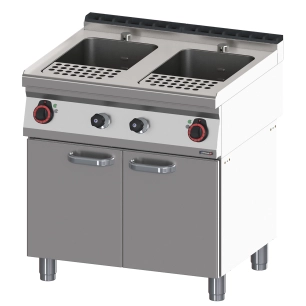 Cuiseur à pâtes avec soubassement 2x23 litres 80 - CASSELIN