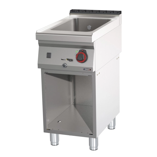 Bain-marie GN 1/1 200 mm avec vanne de vidange et soubassement 40 - CASSELIN