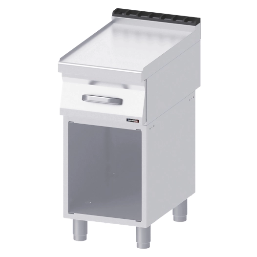 Plan de travail neutre 1 tiroir 40 avec soubassement - CASSELIN