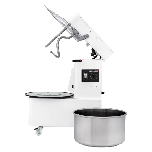 Pétrin à spirale tête relevable et cuve amovible 2 vitesses 12Kg - CASSELIN