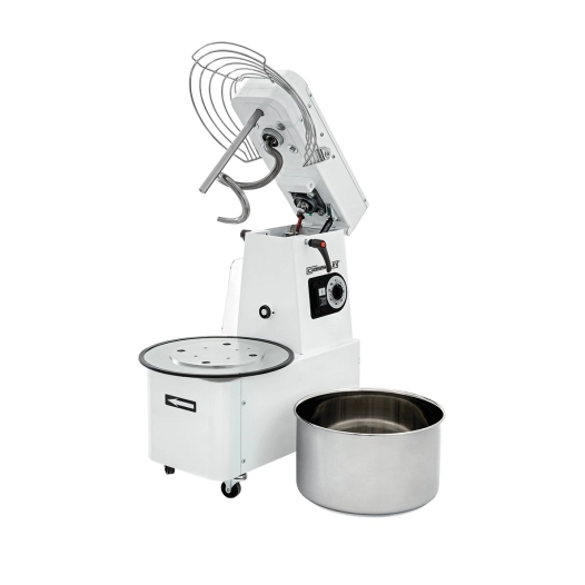 Pétrin à spirale tête relevable et cuve amovible 25Kg - CASSELIN
