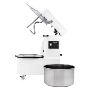 Pétrin à spirale tête relevable et cuve amovible 2 vitesses 42Kg - CASSELIN